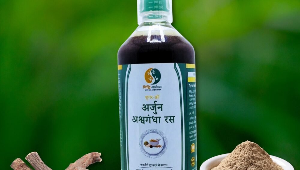 Mulethi+Siddhi Aagroya-Arjun-Ashwagandha-Juice