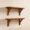 Wall-Mounted Wooden Shelf with Brackets – 80cm Rustic Organizer Rack