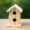 Natural Wooden Bird House – Ideal for Balcony, Garden & Outdoor Décor - Image 2