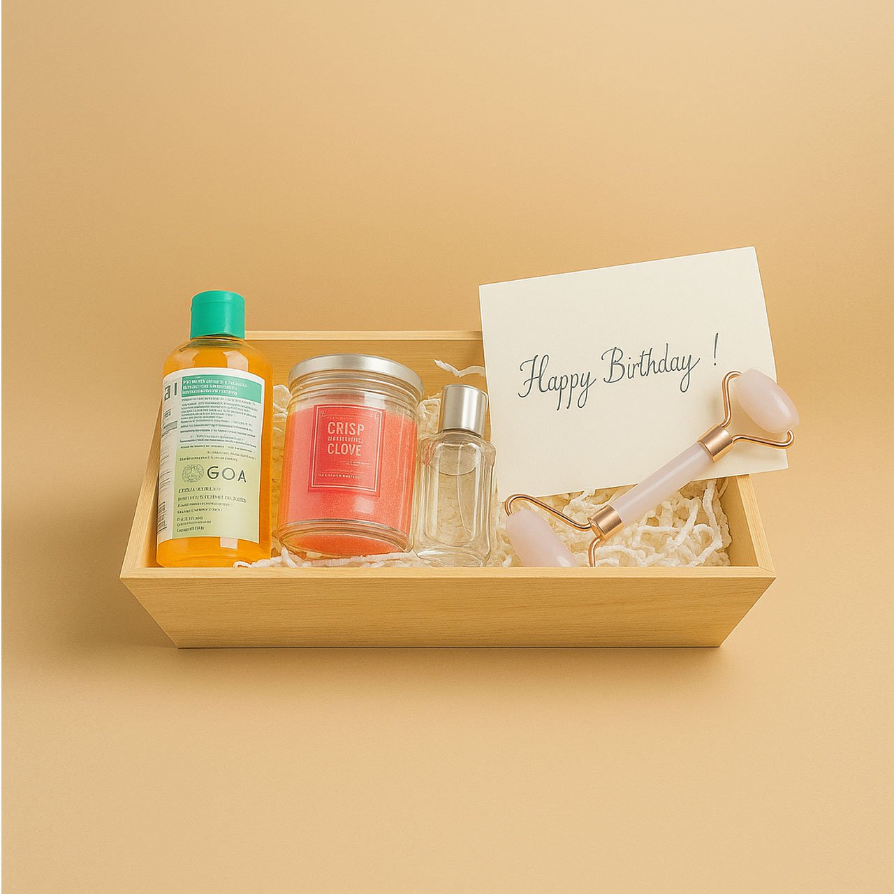 01-3.jpg Basket For Gift Hamper Pinewood Square Basket Tray Diwali Wedding Gifting Decoration DIY Tray with MDF Base - Image 1