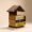 Personalized Hut-Shaped Rustic Pinewood Book Stand | Wooden Book Rest for Reading & Gifting