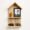 Mini House Design 2-Tier Wall Shelf | Wooden Hanging Rack for Home & Office