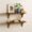 Wall-Mounted Wooden Shelf with Brackets – 80cm Rustic Organizer Rack - Image 2