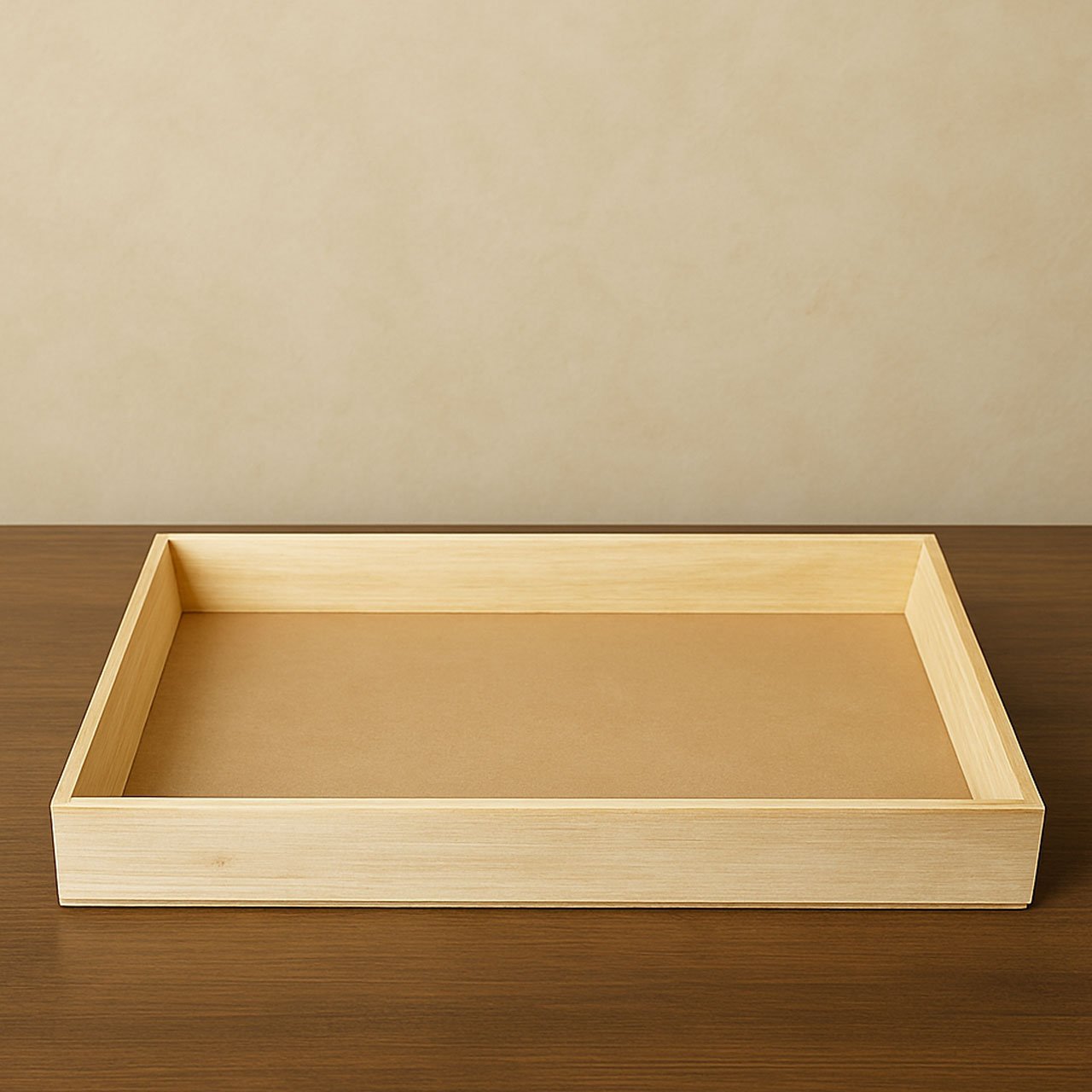 02-12.jpg Wooden Gift Basket – Handmade Rectangular Hamper Tray with MDF Base for Festive & Wedding Gifting - Image 2