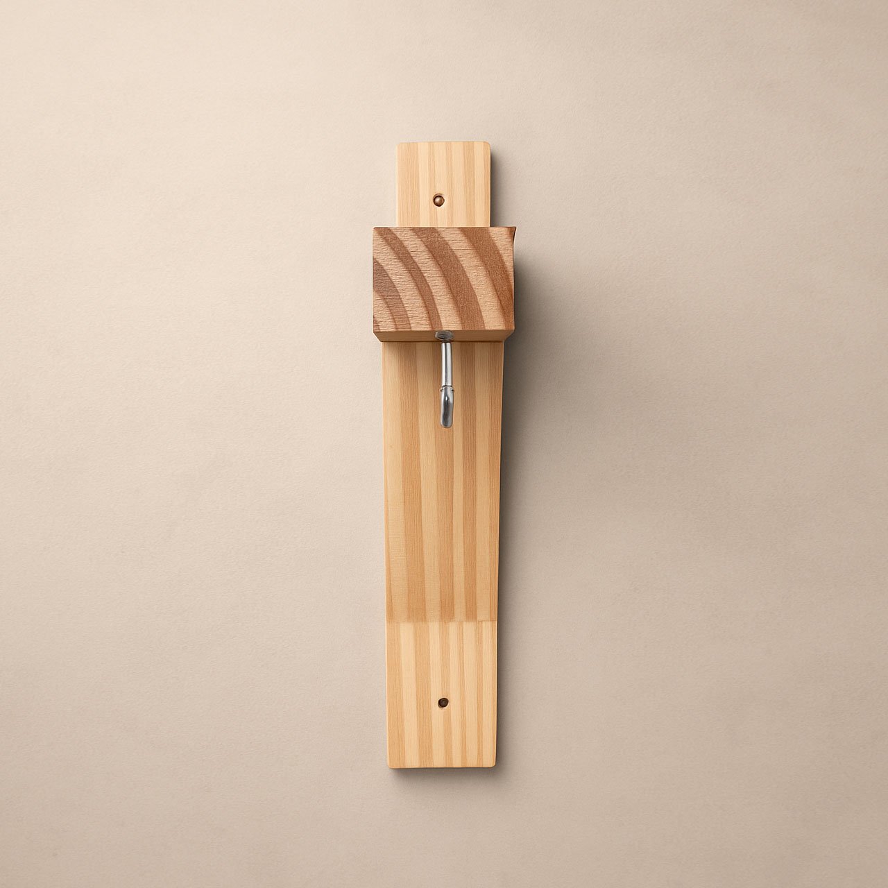 02-18.jpg Wall Mounted Plant Pot Holders | Wood Bracket Small | Wooden Shelf Bracket | Set of 2 - Image 2