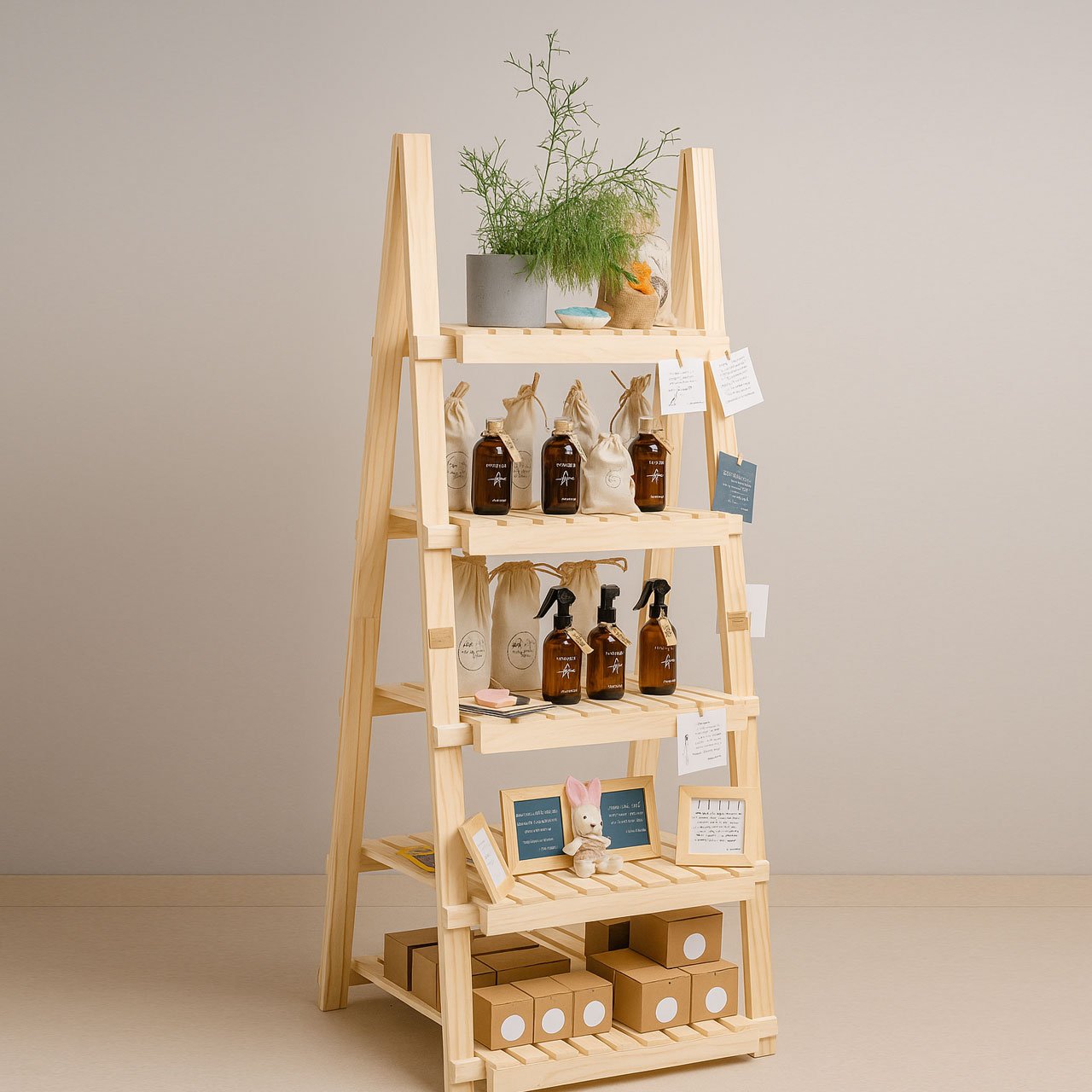 02-2-5.jpg Portable Wooden Exhibition Stand – Smart, Stylish & Functional - Image 2