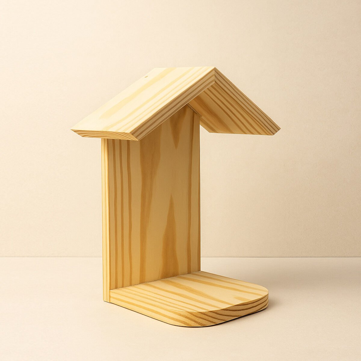 Personalized Hut-Shaped Rustic Pinewood Book Stand | Wooden Book Rest for Reading & Gifting - Image 2