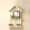 Mini House Design 2-Tier Wall Shelf | Wooden Hanging Rack for Home & Office - Image 2