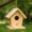 Natural Wooden Bird House – Ideal for Balcony, Garden & Outdoor Décor
