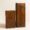 Rustic Pinewood Vase Set of 2 | Handcrafted Large & Small Wooden Flower Holders for Home & Office Décor - Image 3