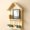Mini House Design 2-Tier Wall Shelf | Wooden Hanging Rack for Home & Office - Image 3