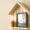 Mini House Design 2-Tier Wall Shelf | Wooden Hanging Rack for Home & Office - Image 4