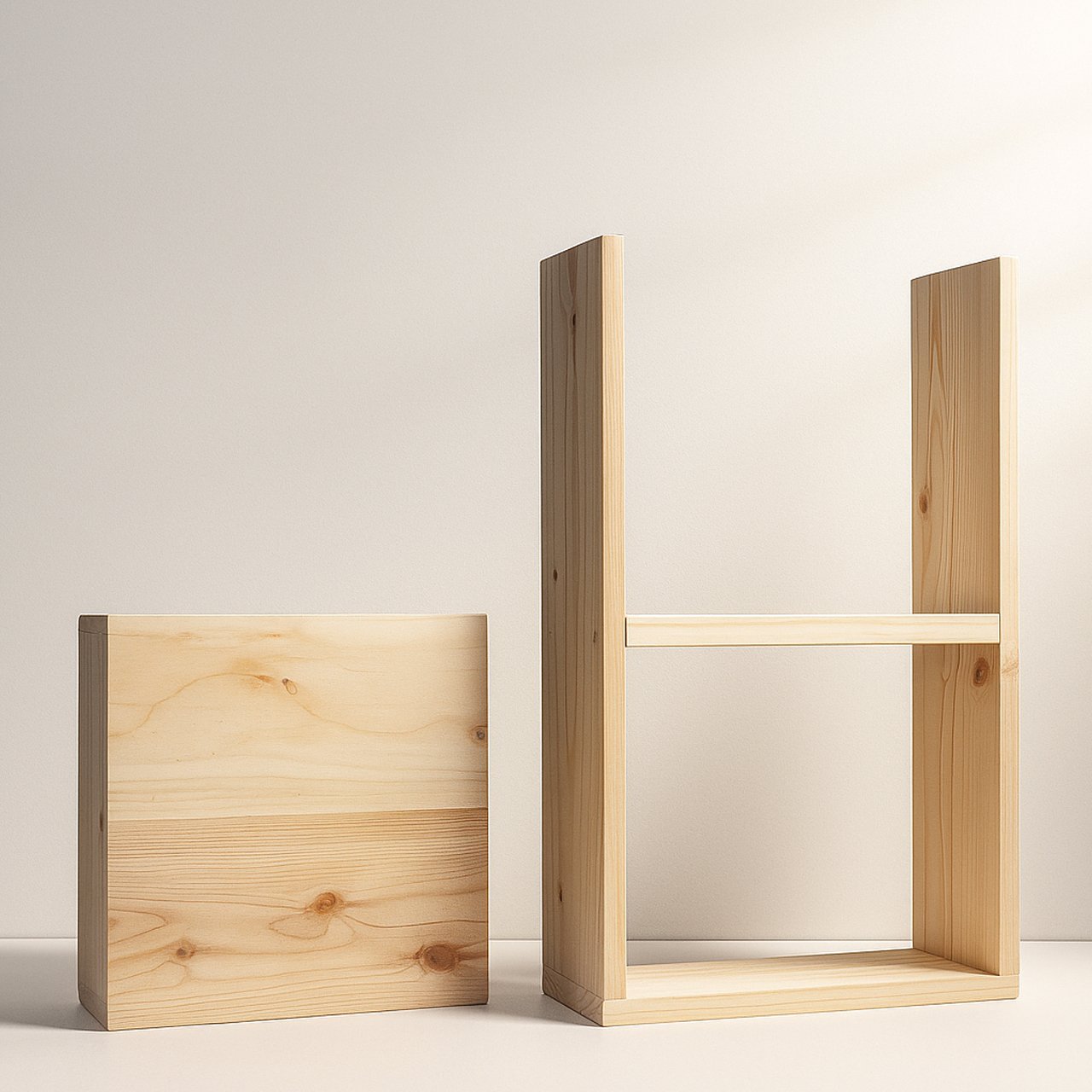 04-7-1.jpg Rustic Wooden Planter with Stand | Eco-Friendly Flower Pot for Home & Balcony - Image 4