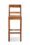 KRAYOG Solid Sheesham Wood Bar Stool – 106 cm Tall Wooden Chair, Brown Finish - Image 4