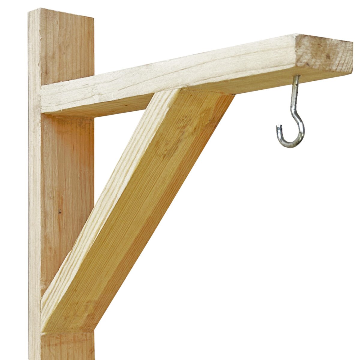 Wall Mounted Plant Pot Holders | Wood Bracket | Wooden Shelf Bracket | Set of 2 - Image 4