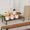 KRAYOG Rustic Wood Spice Rack – 2-Tier Kitchen Counter Organizer, Dark Brown - Image 3