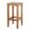 KRAYOG Acacia Wood Bar Stool – 24” Tall Kitchen & Home Chair, Natural Brown Teak Finish - Image 7
