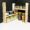Adjustable Wooden Desktop Organizer & Display Shelf | Spice Rack & Countertop Bookcase | Home Décor Storage Cabinet | Multi-Purpose Shelf Unit - Image 5