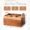 KRAYOG Wooden Spoon Stand & Napkin Holder – 10” Kitchen Counter Organizer, Brown - Image 7