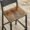 KRAYOG Set of 2 Industrial Bar Stools with Backrest – Rustic Brown & Black - Image 6