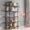 Krayog 5-Tier Bookshelf, Vintage Industrial Style Bookcase 72 H x 12 W x 47L Inches - Image 2