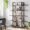 Krayog 5-Tier Bookshelf, Vintage Industrial Style Bookcase 72 H x 12 W x 47L Inches