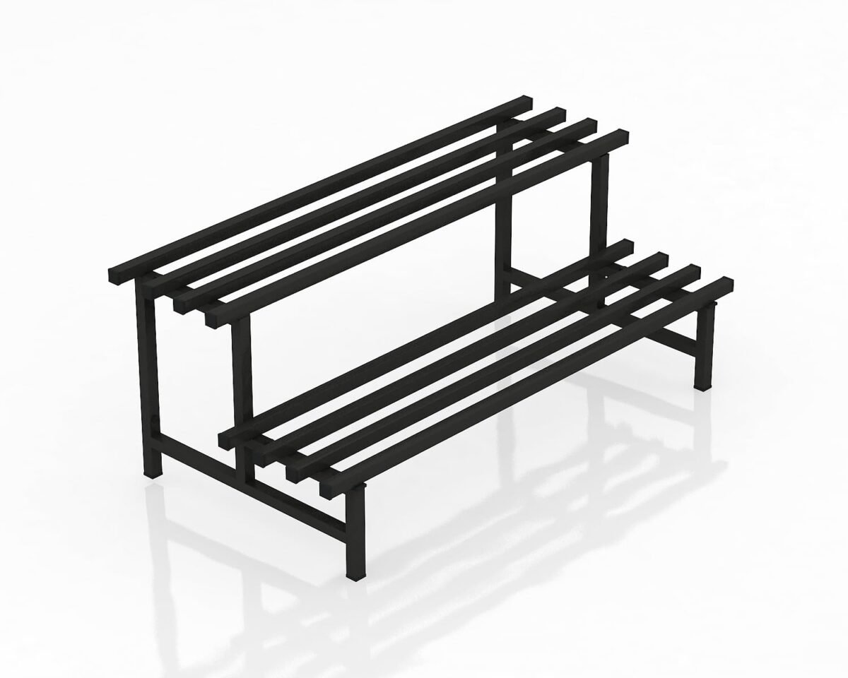 2-Tier Metal Plant Stand Stylish & Sturdy Iron Rack for Home, Balcony & Garden | Space-Saving, Durable & Ideal for Indoor & Outdoor Decor (Black) - Image 5