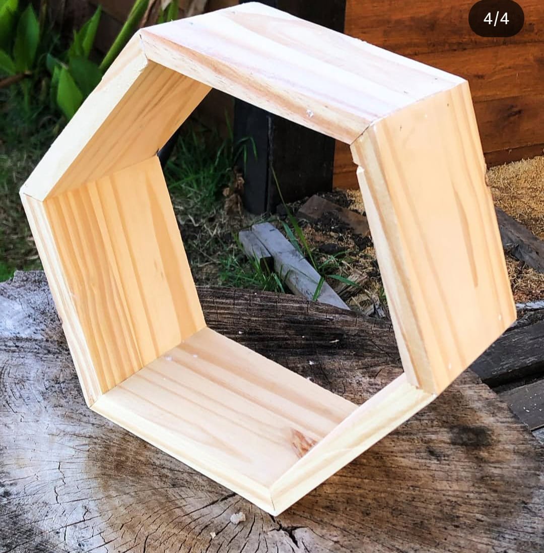 HT3-4 Wood Wall Shelf - Image 5