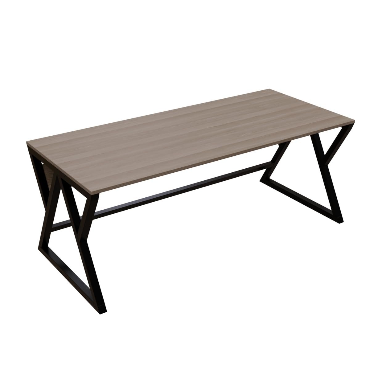 OT1-4.jpg Krayog Luxiwood Daffodil Computer Table in Engineered Wood with Flat Surface, Multi-Usage Laptop Desk & Home Office, Desk Sturdy Gaming Table (Beige) (1 Years Warranty) - Image 4