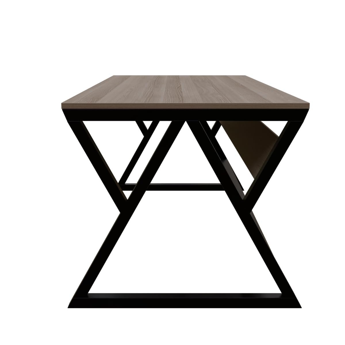 OT1-7.jpg Krayog Luxiwood Daffodil Computer Table in Engineered Wood with Flat Surface, Multi-Usage Laptop Desk & Home Office, Desk Sturdy Gaming Table (Beige) (1 Years Warranty) - Image 7