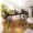 Portable Study Table, Computer Desk for Office Work, Laptop Desk, 2 Seater Dining Table for Home and Office (Windsor-Exotic Teak Colour) - Image 4