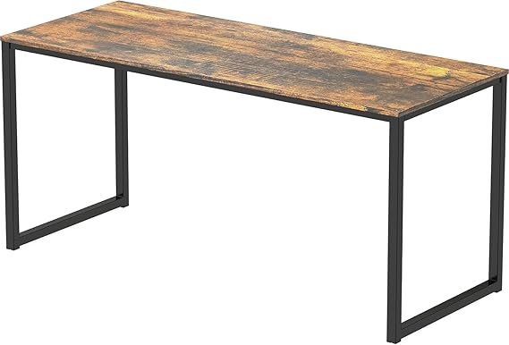 OT12-4 Computer Desk for Office, Study Table for Home, Modern Computer Desk for Work, Home Study and Writing Table,Plywood Desk, Rustic Brown_120x60x75 cm (Rustic Brown) - Image 5