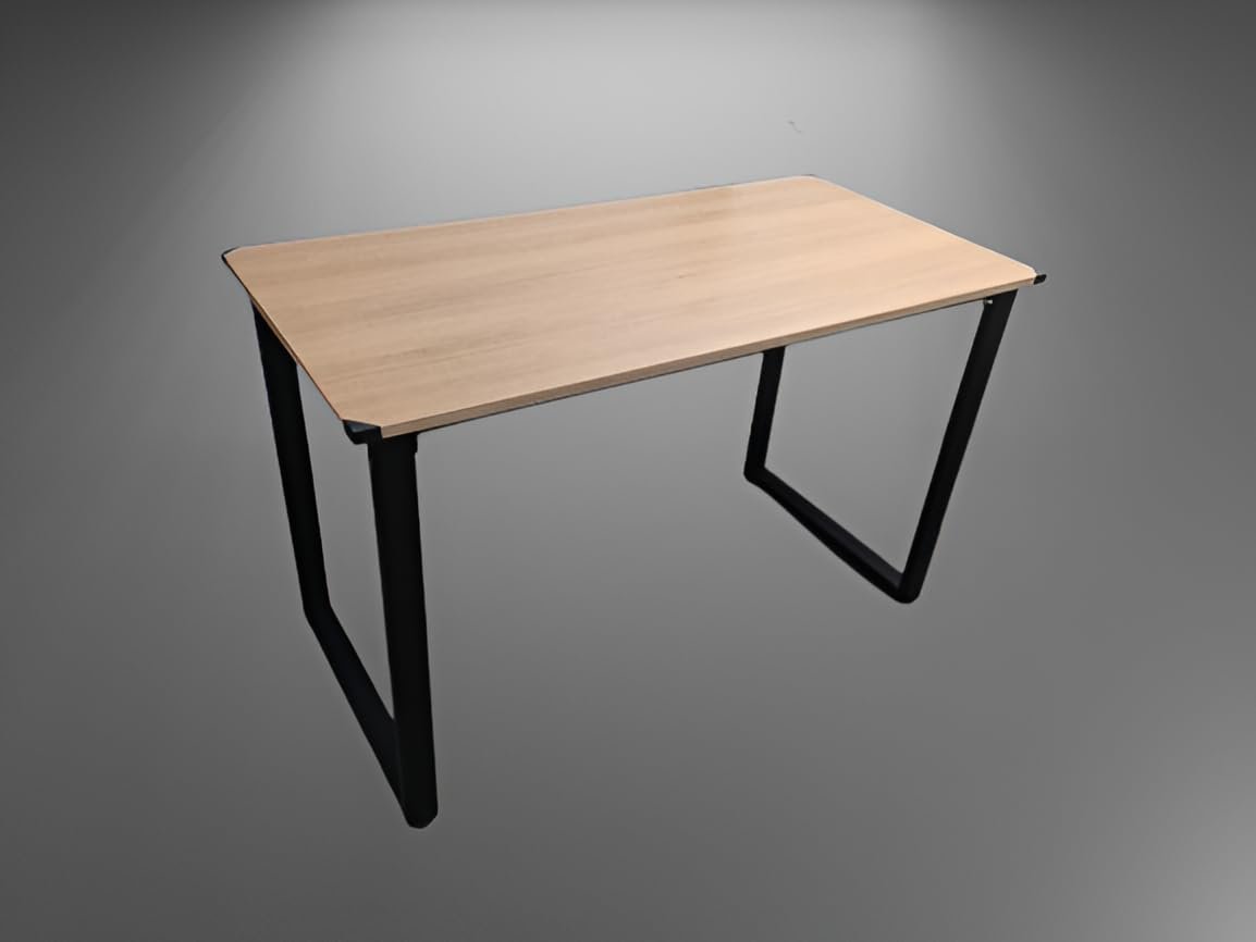 OT12-8 Computer Desk for Office, Study Table for Home, Modern Computer Desk for Work, Home Study and Writing Table,Plywood Desk, Rustic Brown_120x60x75 cm (Rustic Brown) - Image 9