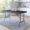 5 Feet Rectangle Table with Metal Legs (Brown)