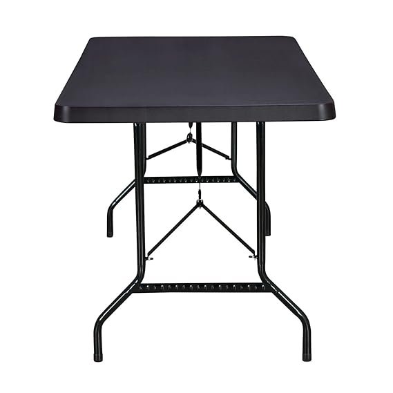 OT13-5 5 Feet Rectangle Table with Metal Legs (Brown) - Image 6