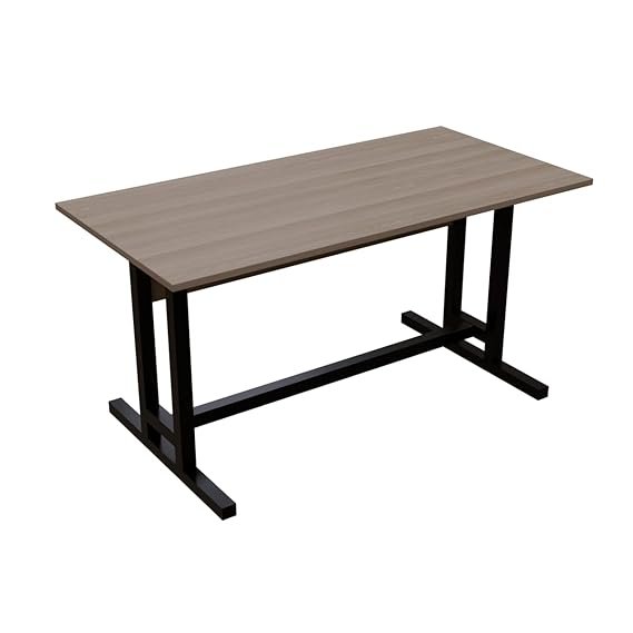 OT14-4 Study Table for Home, Office, Desk with Large Storage Space Modern Gaming Desk Study Laptop Table Beige - Image 5