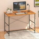 Krayog Home Work Desk Study Table | Computer Table for Home | Office Table | Desktop and Laptop Table | Office Desk (Walnut)