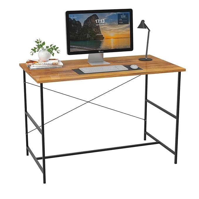 OT2-5.jpg Krayog Home Work Desk Study Table | Computer Table for Home | Office Table | Desktop and Laptop Table | Office Desk (Walnut) - Image 5