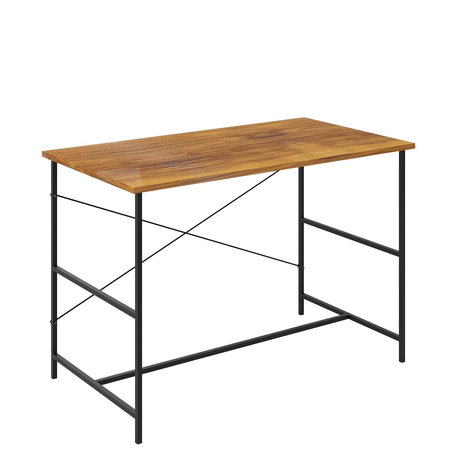 OT2-7.jpg Krayog Home Work Desk Study Table | Computer Table for Home | Office Table | Desktop and Laptop Table | Office Desk (Walnut) - Image 7