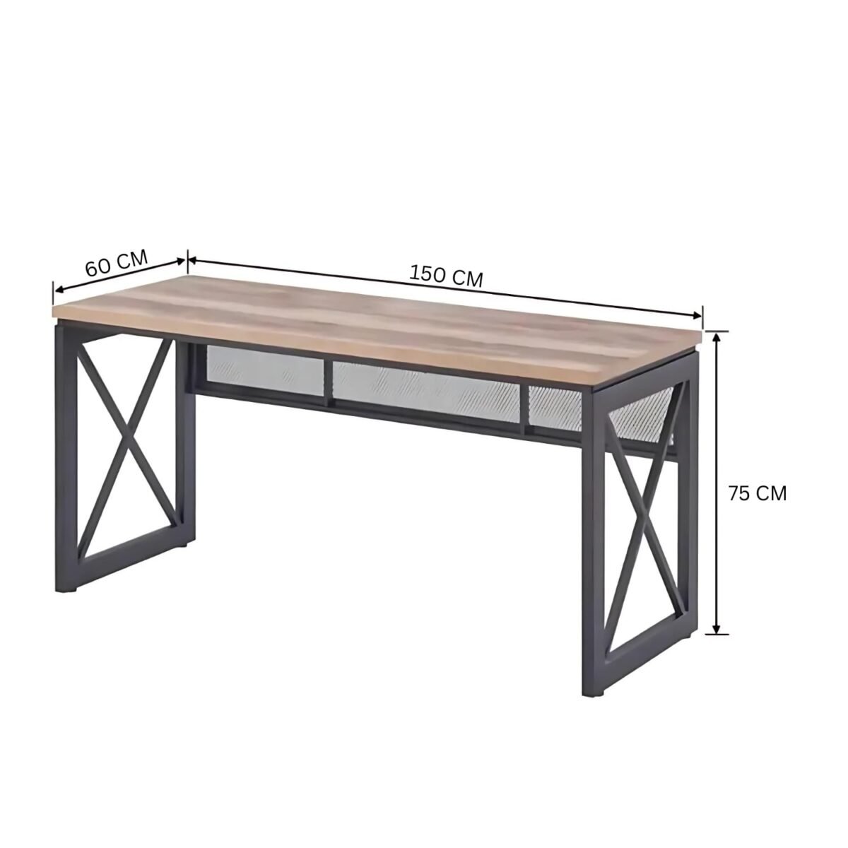 Krayog Computer Table for Home,Office,Pc|1 Year Warranty|,Office Table for Office Work,Study Table for Students,Home Office Desk Forest -150X60X76 Cm (150X60)|DIY - Engineered Wood,Matte,Multicolor - Image 3