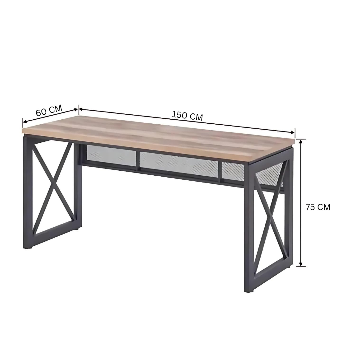 OT3-2 Krayog Computer Table for Home,Office,Pc|1 Year Warranty|,Office Table for Office Work,Study Table for Students,Home Office Desk Forest -150X60X76 Cm (150X60)|DIY - Engineered Wood,Matte,Multicolor - Image 3