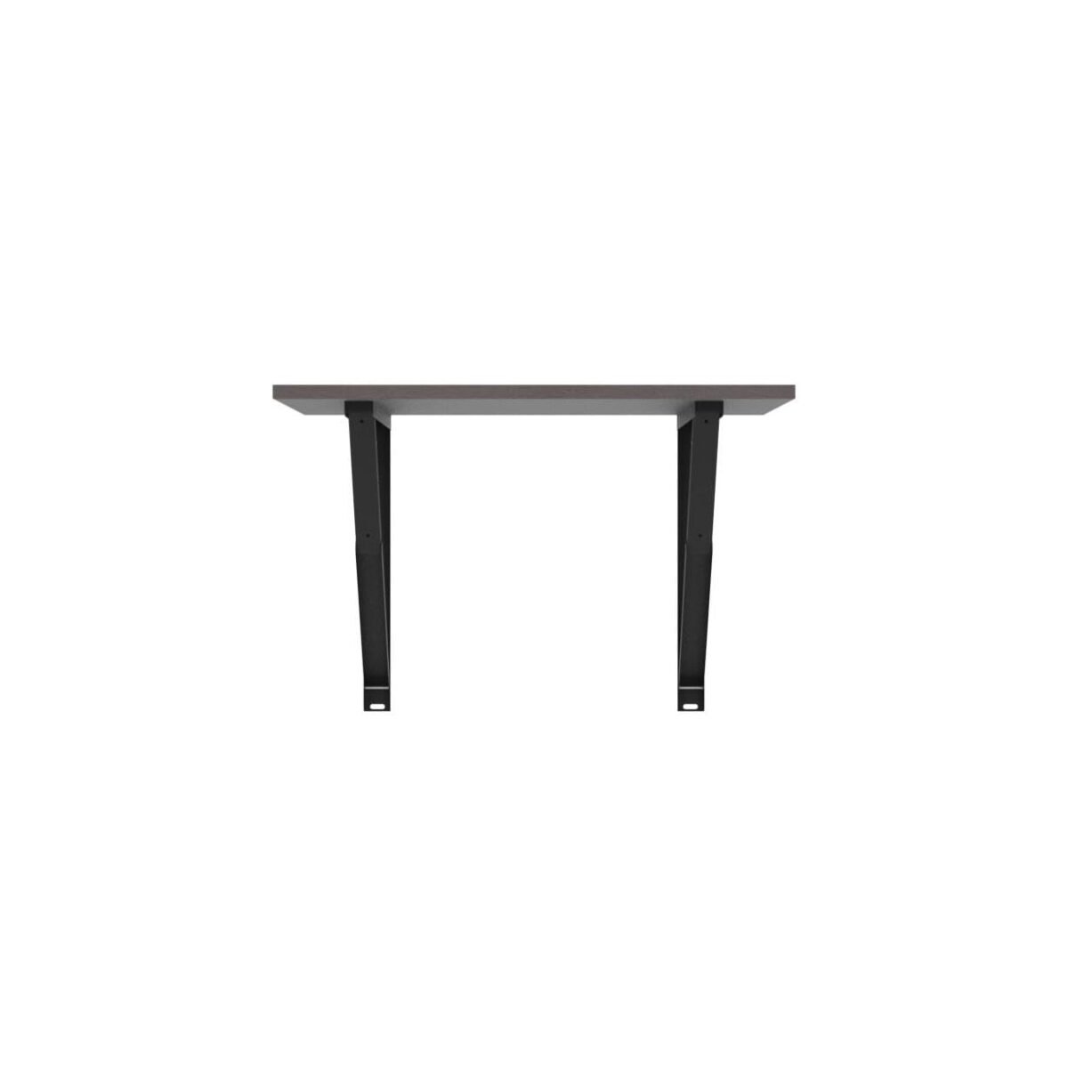 Wall Mounted Study Table, Office Table, Laptop Table, Folding Utility Table for Home Office Portable & Space-Saving Floating Desk (23.5X31.5 Inches Wall Mount Table Brown) - Image 5