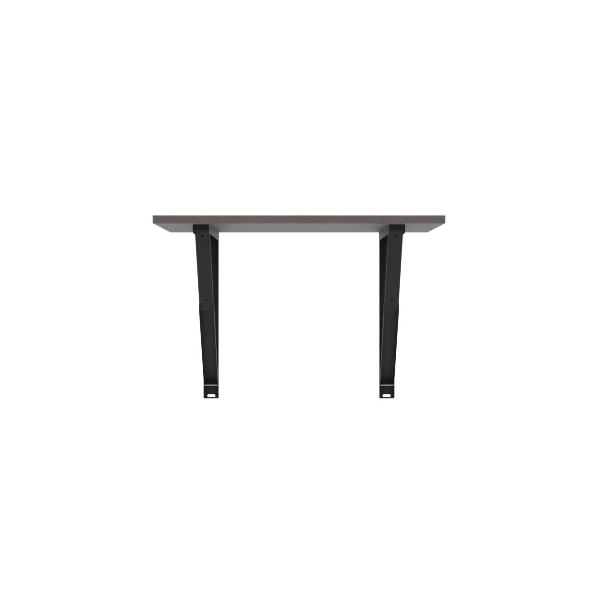 OT4-4 Wall Mounted Study Table, Office Table, Laptop Table, Folding Utility Table for Home Office Portable & Space-Saving Floating Desk (23.5X31.5 Inches Wall Mount Table Brown) - Image 5
