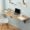 Engineered Wood Wall Mounted  Table for Kitchen, Computer, Workstations Multi Function Computer Desk Workbench (MT-001 / Light Oak /120 × 40 cm) DIY (Do It Yourself) - Image 3