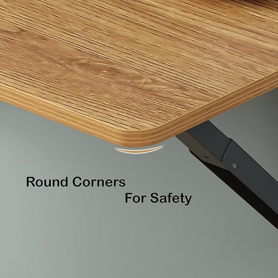 OT5-3 Engineered Wood Wall Mounted  Table for Kitchen, Computer, Workstations Multi Function Computer Desk Workbench (MT-001 / Light Oak /120 × 40 cm) DIY (Do It Yourself) - Image 4