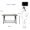 Multi-Purpose  Table in 18MM Pre-Laminated Panel Board Top in Grey & MS Powder Coated  Stand Home, Living Room, Study Room | Heavy Duty  Table (3x2 Ft) - Image 3