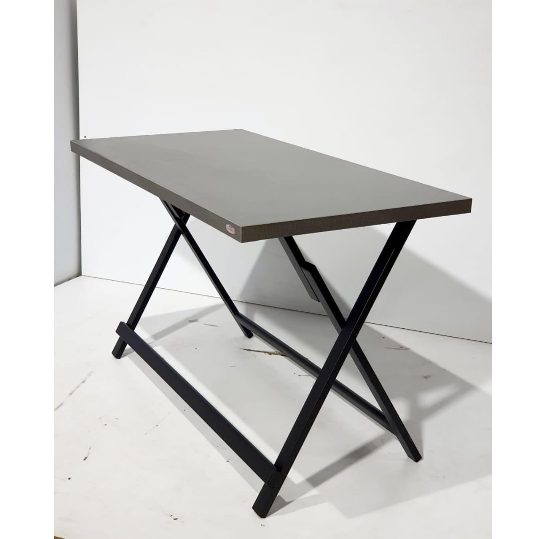 OT6-4 Multi-Purpose  Table in 18MM Pre-Laminated Panel Board Top in Grey & MS Powder Coated  Stand Home, Living Room, Study Room | Heavy Duty  Table (3x2 Ft) - Image 5