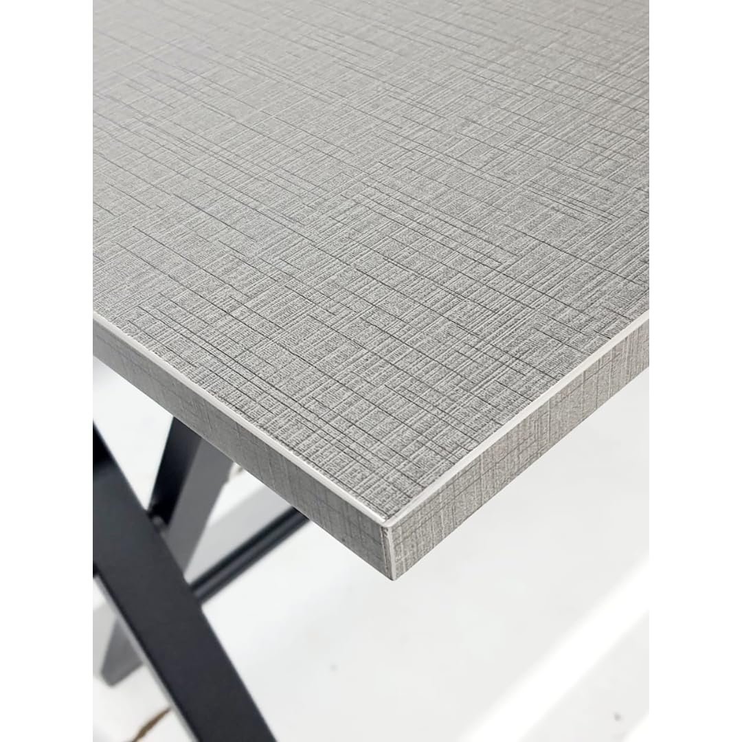 OT6-5 Multi-Purpose  Table in 18MM Pre-Laminated Panel Board Top in Grey & MS Powder Coated  Stand Home, Living Room, Study Room | Heavy Duty  Table (3x2 Ft) - Image 6