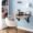 Wall MountedTable| 16 X 31 Inches| Space-Saving Wall Desk for Home & Office Use| Wall Mount Study Table Workstation| Ideal for Small Space and Easy Installation-Laurel Oak Light Colour - Image 5