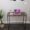 Desk with Wooden Top and Metal Legs||Premium Computer,Laptop and Study Table for Students and Adults - Image 4